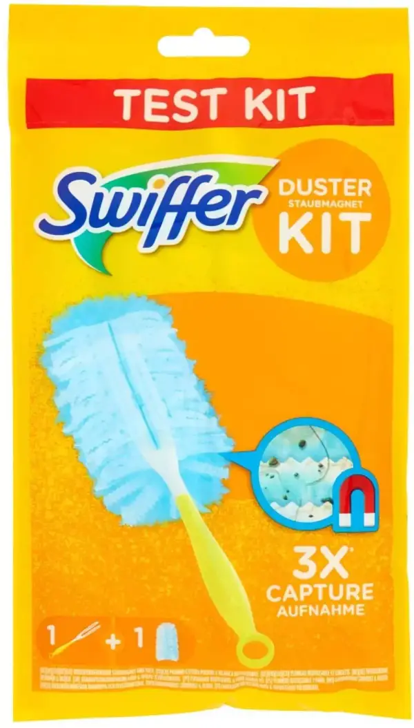 Swiffer Duster Kit: Mango y Recambio de Plumero Swiffer Duster Kit: Mango y Recambio de Plumero