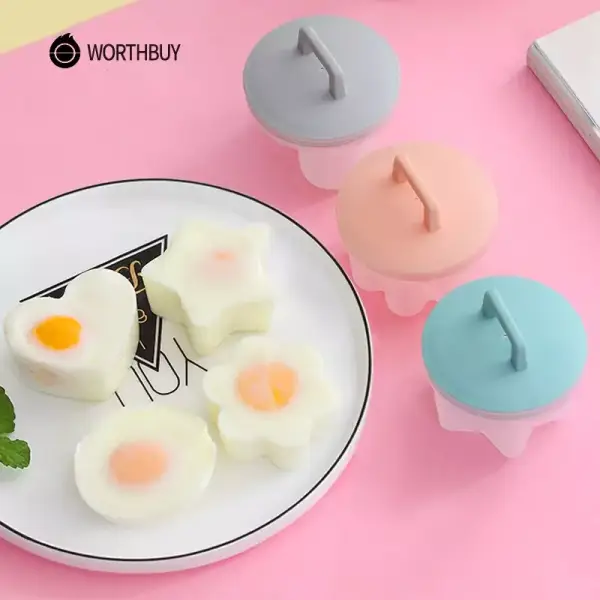 Set 4 Moldes para huevos cocidos Set 4 Moldes para huevos cocidos