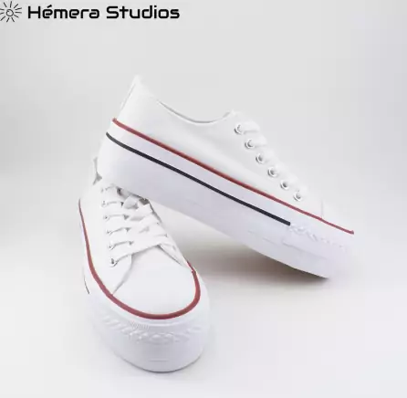 Hemera Studios zapatillas de lona tipo plataforma Hemera Studios zapatillas de lona tipo plataforma