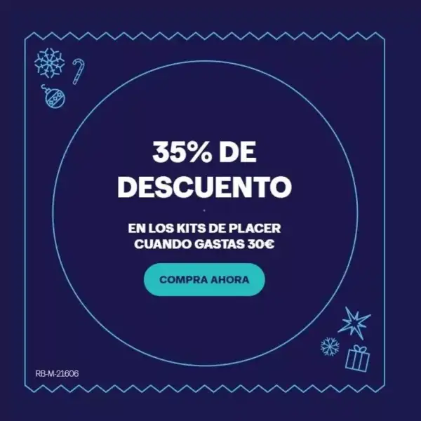 35% de Dto. en Kits de Placer Durex en compras de 30€ 35% de Dto. en Kits de Placer Durex en compras de 30€