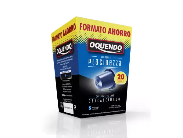 MINIPRECIO Pack 20 Cápsulas Café OQUENDO DesCafeinado MINIPRECIO Pack 20 Cápsulas Café OQUENDO DesCafeinado