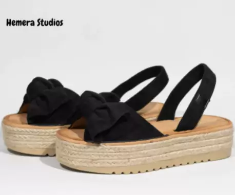 Sandalias de plataforma con lazo Sandalias de plataforma con lazo