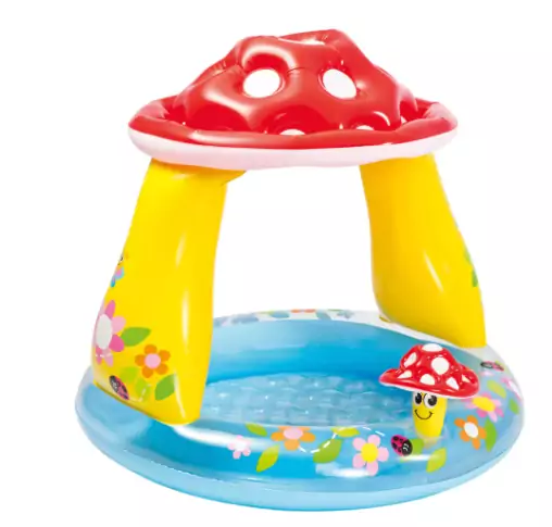 Piscina hinchable para bebé con tapasol Piscina hinchable para bebé con tapasol