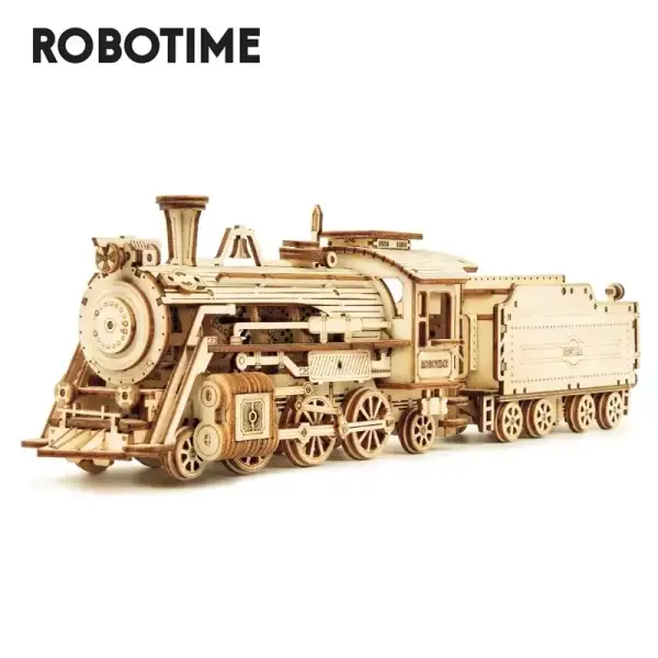 Set de Construcción Tren de Vapor de Robotime Set de Construcción Tren de Vapor de Robotime
