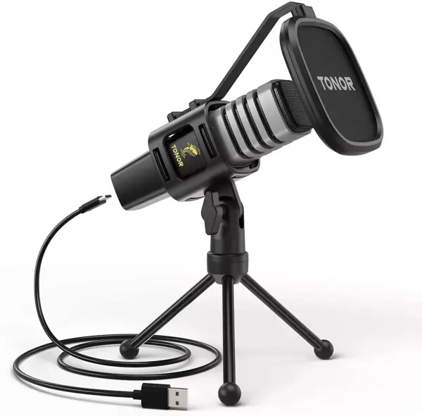 Micrófono Cardioide USB-C Tonor TC30 + Accesorios Micrófono Cardioide USB-C Tonor TC30 + Accesorios