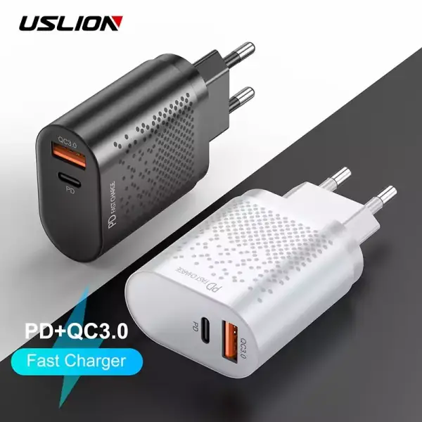 Cargador 18W 3A, QC 3,0, PD Cargador 18W 3A, QC 3,0, PD