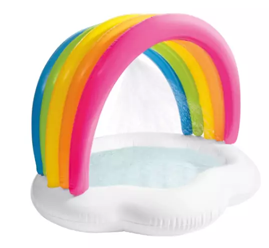 Piscina Hinchable infantil en forma de arcoíris Piscina Hinchable infantil en forma de arcoíris