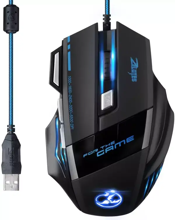 Ratón Gaming Patuoxun 3200 DPI USB LED Ratón Gaming Patuoxun 3200 DPI USB LED