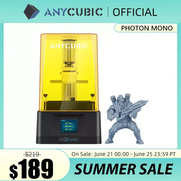 ANYCUBIC-impresora 3D de resina UV Photon Mono ANYCUBIC-impresora 3D de resina UV Photon Mono