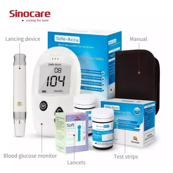 Glucometro Sinocare Safe-Accu Glucometro Sinocare Safe-Accu