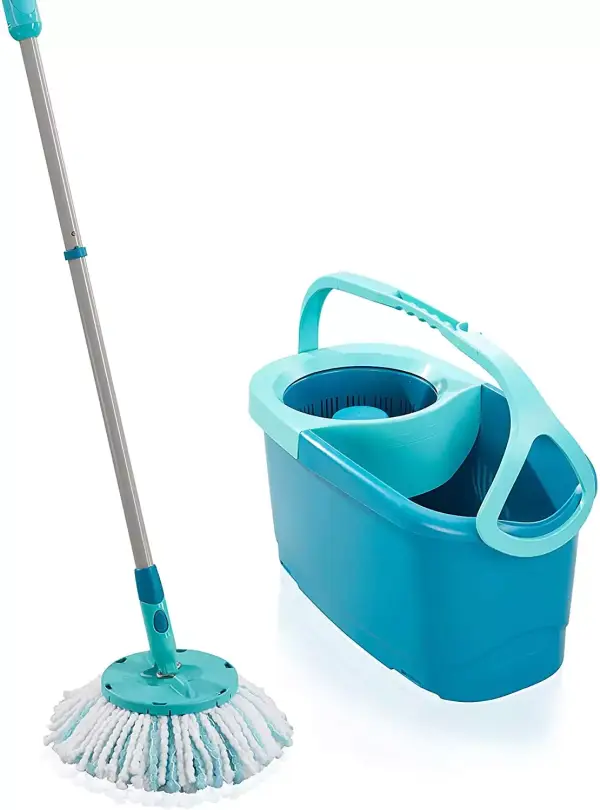 Set de fregona rotatoria Leifheit Clean Twist Disc Mop Ergo 2.0 Set de fregona rotatoria Leifheit Clean Twist Disc Mop Ergo 2.0
