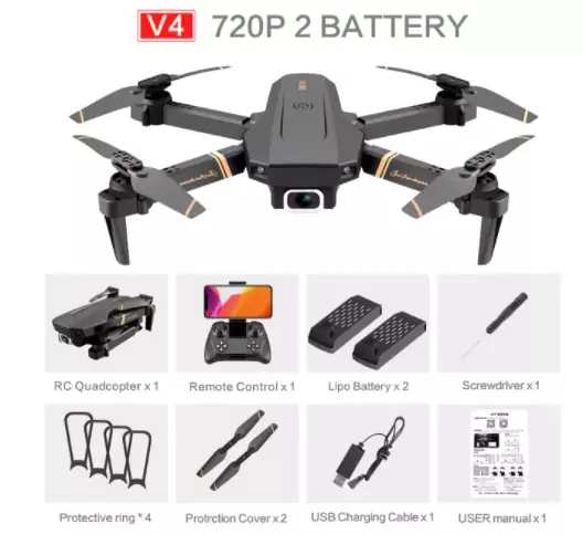 Dron V4 Rc 4k HD Dron V4 Rc 4k HD