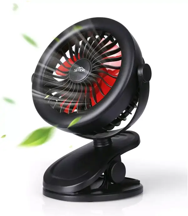 Ventilador de mesa con pinza Ventilador de mesa con pinza