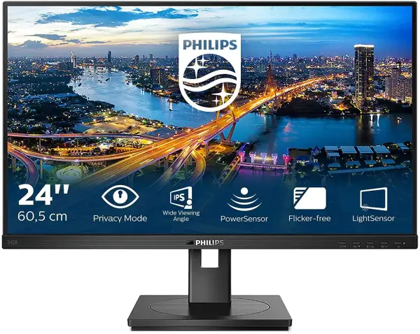 Monitor Philips FullHD 24" con Modo Privacidad Monitor Philips FullHD 24" con Modo Privacidad