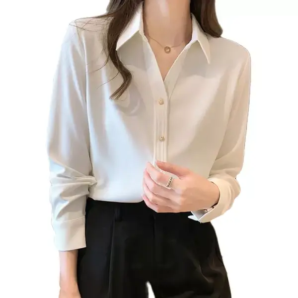Camisa elegante de satén Camisa elegante de satén