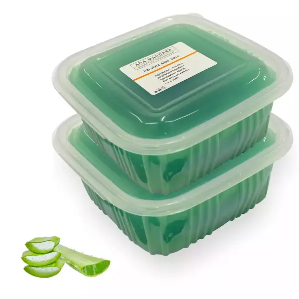 Parafina de Aloe Vera y Té verde para tratamientos de belleza Parafina de Aloe Vera y Té verde para tratamientos de belleza