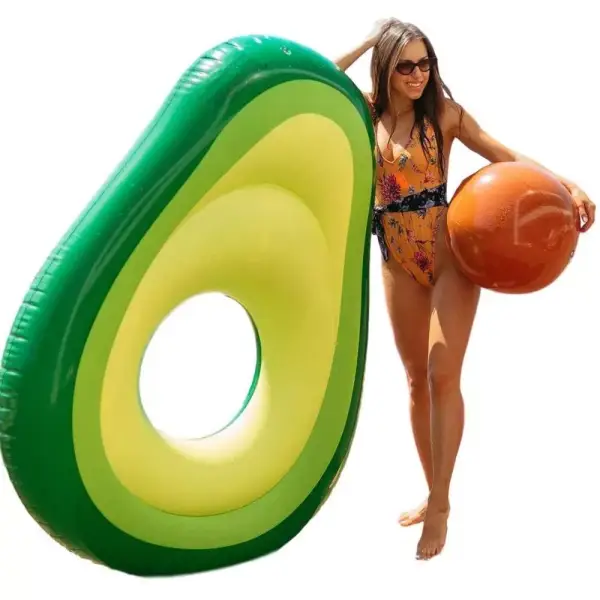 Colchoneta piscina flotador de Aguacate Colchoneta piscina flotador de Aguacate