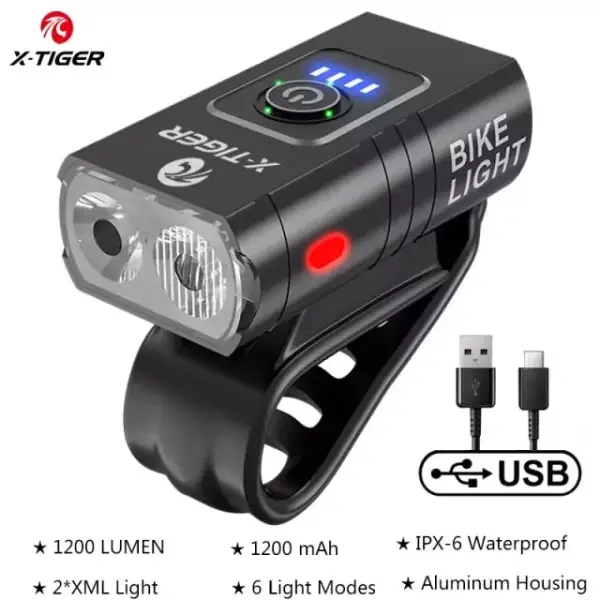 Lámpara X-Tiger para bicicleta Lámpara X-Tiger para bicicleta