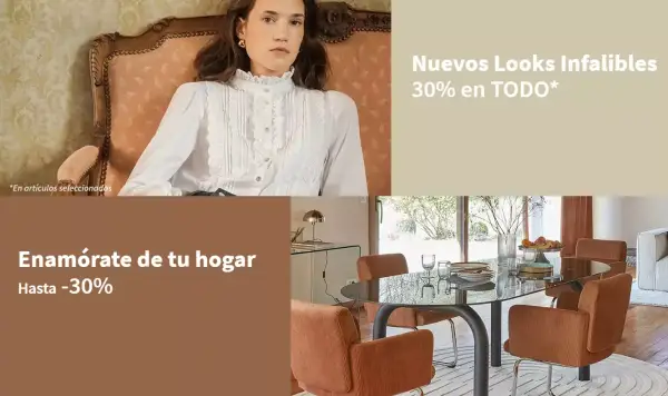 Cupón del 30% de Dto. para Moda y Hogar en La Redoute Cupón del 30% de Dto. para Moda y Hogar en La Redoute