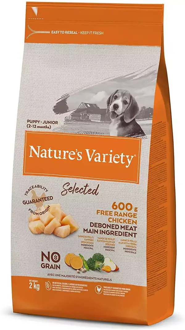 2KG Pienso perros Nature's Variety: Pollo Junior 2KG Pienso perros Nature's Variety: Pollo Junior