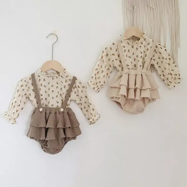 Conjunto Vintage para niñas Conjunto Vintage para niñas