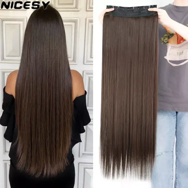 Extensiones de cabello con 5 clips Extensiones de cabello con 5 clips