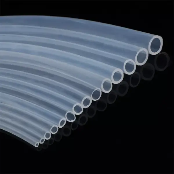 Manguera de goma de silicona transparente Manguera de goma de silicona transparente