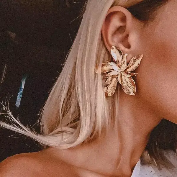 Docona Pendientes colgantes de Meta Docona Pendientes colgantes de Meta