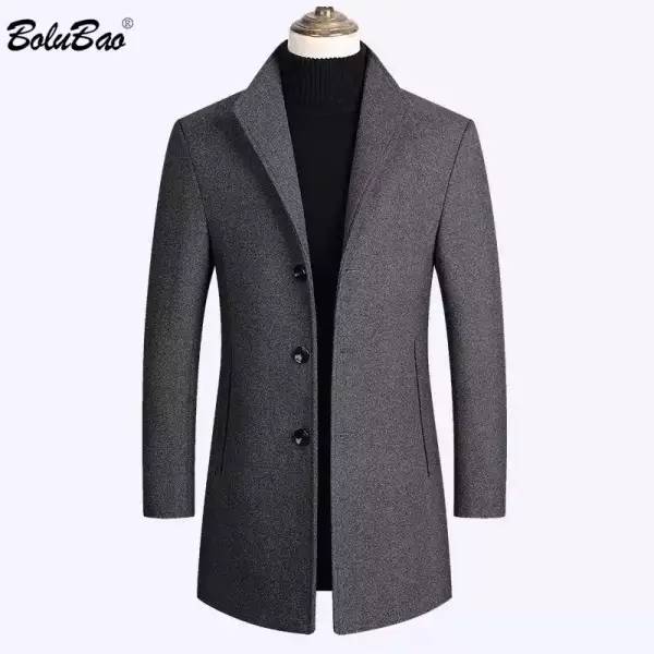 Abrigos de mezcla de lana para hombre Abrigos de mezcla de lana para hombre