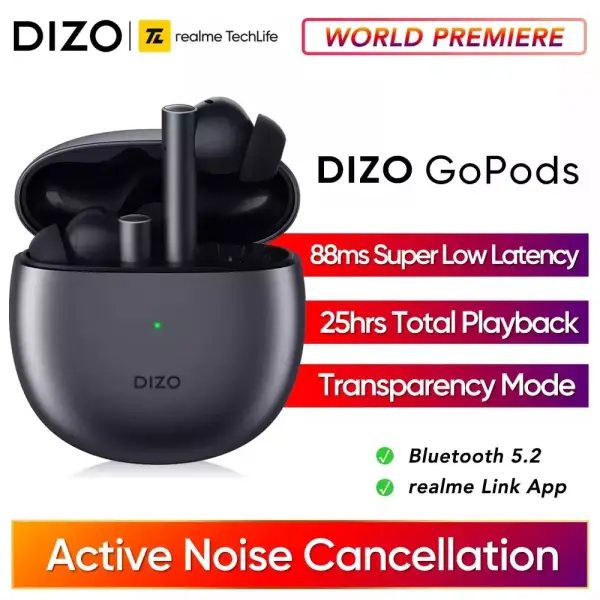 Auriculares TWS Realme DIZO GoPods Auriculares TWS Realme DIZO GoPods