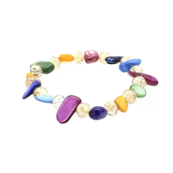Pulseras elásticas con piedras Pulseras elásticas con piedras