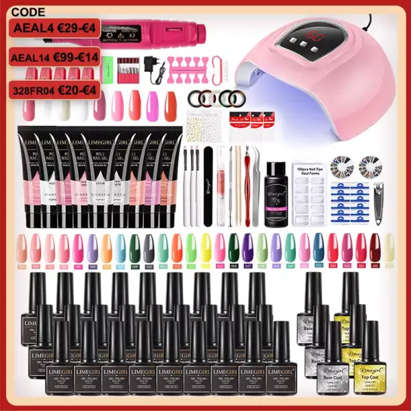Juego de manicura con lámpara de uñas Juego de manicura con lámpara de uñas