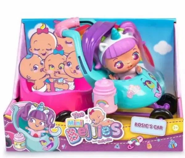 The Bellies Mini Rose con coche The Bellies Mini Rose con coche
