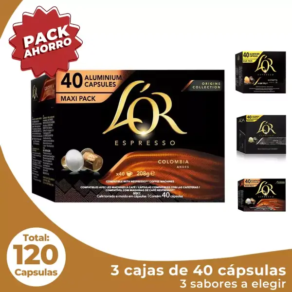 LOR cápsulas compatibles con Nespresso Colombia Café LOR cápsulas compatibles con Nespresso Colombia Café