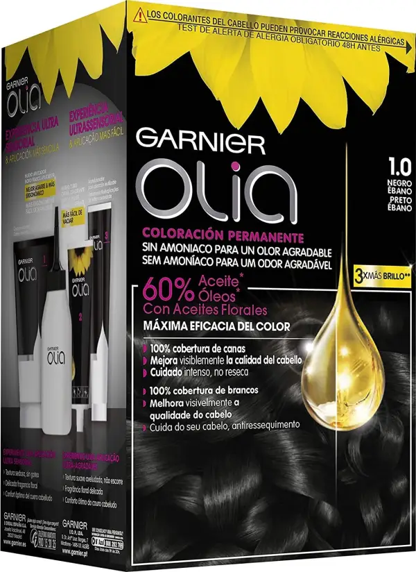 Pack de 3 Coloración Permanente Olia Garnier Pack de 3 Coloración Permanente Olia Garnier