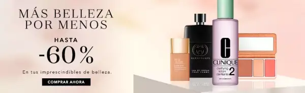 Hasta 60% de Dto. en Productos de Belleza Hasta 60% de Dto. en Productos de Belleza