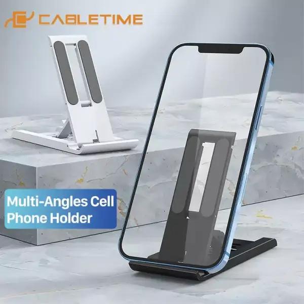 Soporte de teléfono plegable Cabletime Soporte de teléfono plegable Cabletime