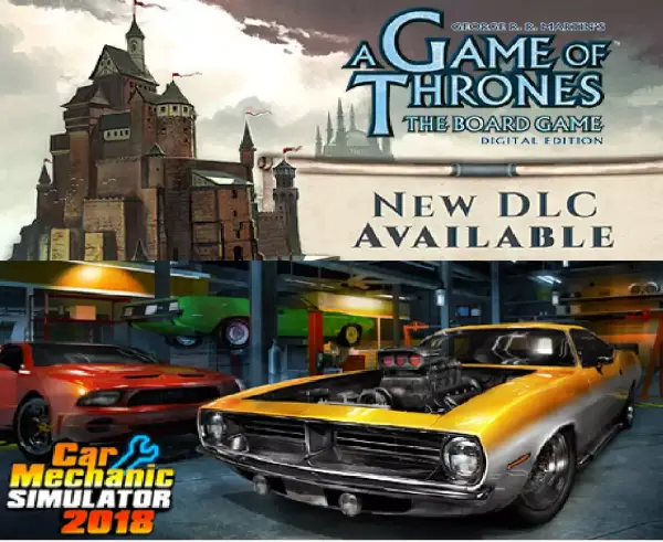 Car Mechanic Simulator 2018 y A Game of Thrones: The Board Game en Epic Games Car Mechanic Simulator 2018 y A Game of Thrones: The Board Game en Epic Games