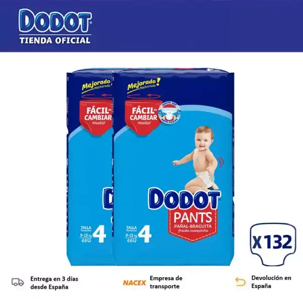 Dodot Pants Bebé Seco Jumbo Pack Dodot Pants Bebé Seco Jumbo Pack