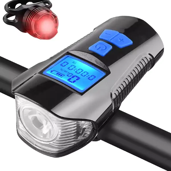Luz bicicleta delantera y trasera Luz bicicleta delantera y trasera