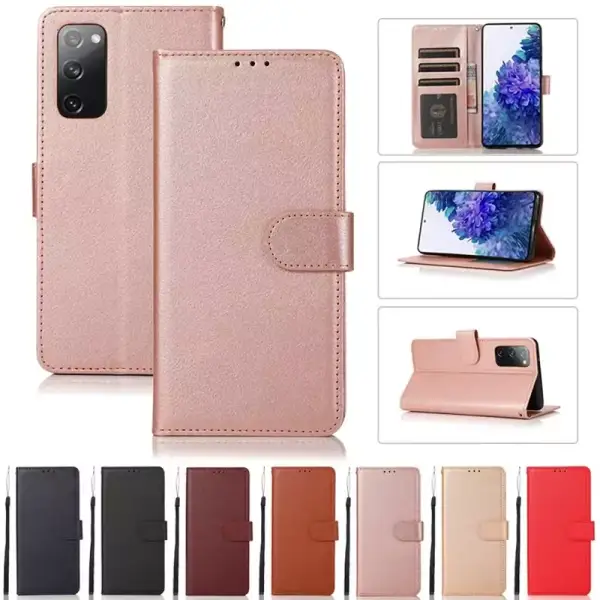 Funda de cuero tipo billetera para Samsung Galaxy Funda de cuero tipo billetera para Samsung Galaxy