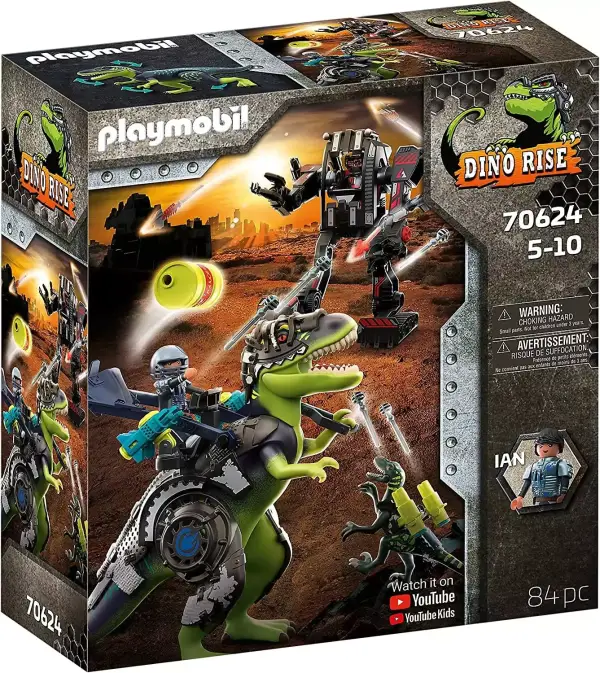 Set Playmobil Dino Rise T-Rex: Batalla de los Gigantes Set Playmobil Dino Rise T-Rex: Batalla de los Gigantes