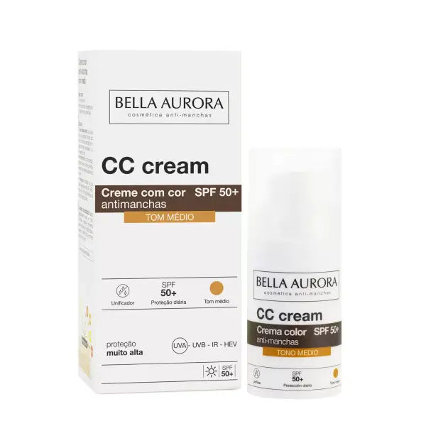 Crema facial SPF 50+ Bella Aurora Crema facial SPF 50+ Bella Aurora