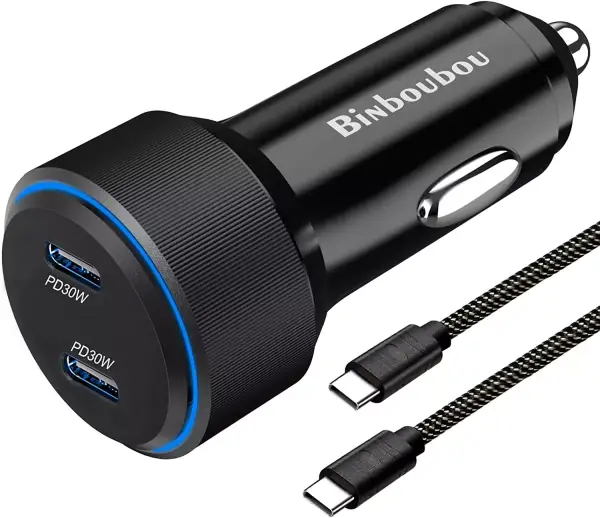 Cargador Coche Dual USB C Cargador Coche Dual USB C