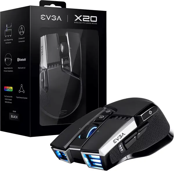 Ratón Gaming EVGA X20 Wireless Ratón Gaming EVGA X20 Wireless