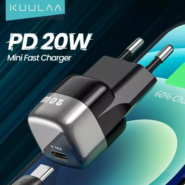 Cargador KUULAA PD 20W Cargador KUULAA PD 20W