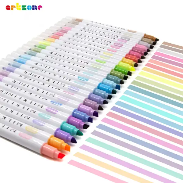 Juego de resaltadores de colores pastel Juego de resaltadores de colores pastel
