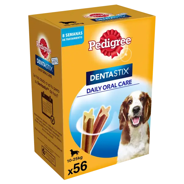 Caja Pedigree Dentastix para perros medianos Caja Pedigree Dentastix para perros medianos