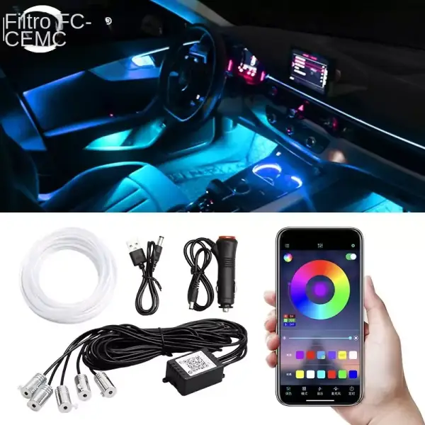 Luces LED de ambiente para Interior de coche Luces LED de ambiente para Interior de coche