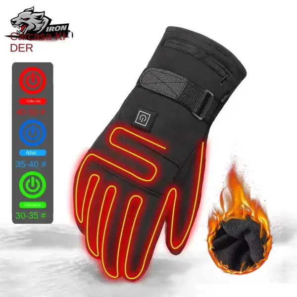Guantes impermeables calefactables Guantes impermeables calefactables